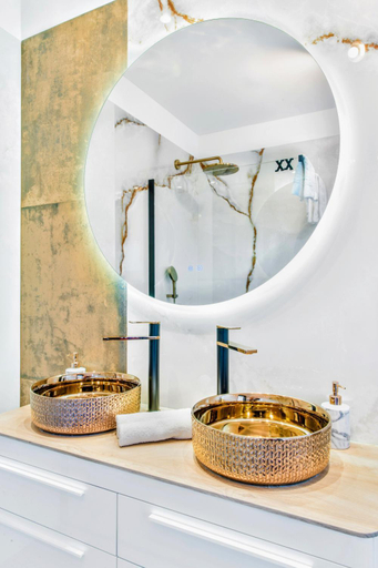 Bathroom 5, Luxe Villa palace Nera 2 by sea Heated pool, Okrug