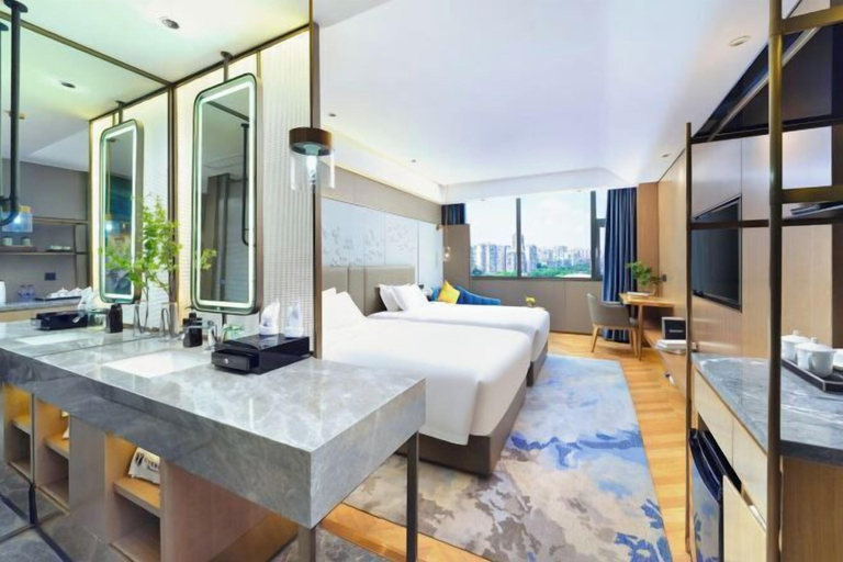Bathroom, Kai Er Dun Hao Ting Hotel, Yibin