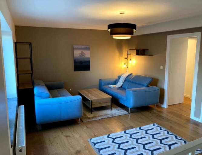 Living room, Rural Stay for 9-guests in Durbuy, Luxembourg