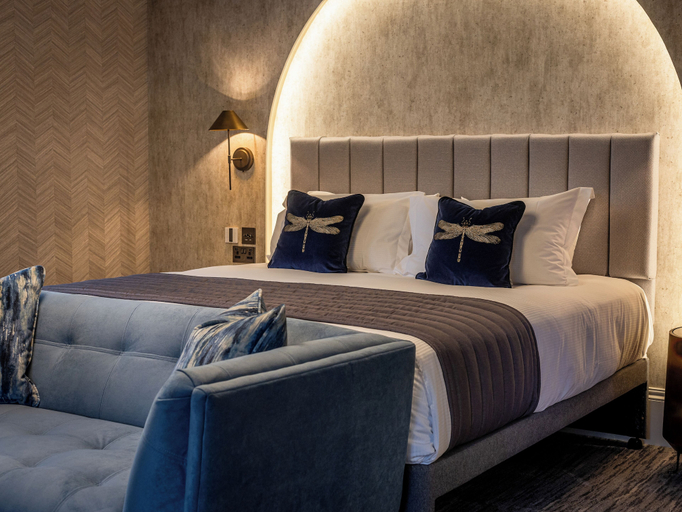 Bedroom 3, Hunday Manor Country House Hotel, Cumbria