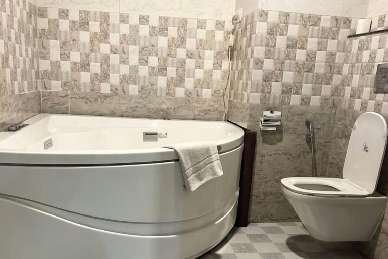 Bathroom, Hotel Earth Light, Narayani