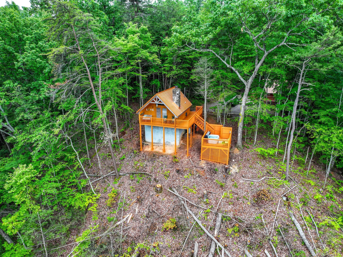Room 3, Hot Tub Cute Studio Cabin Views Private Relax, Sevier