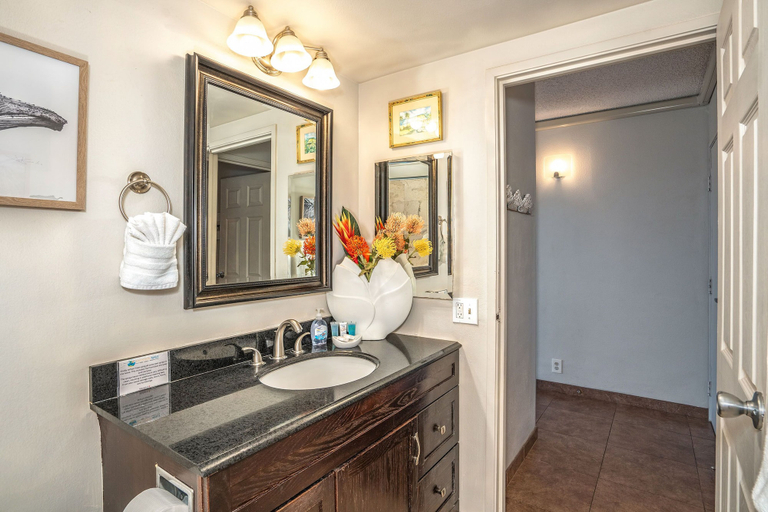 Bathroom 4, Island Surf 304 - Modern Renovation, Must See Ocean View, Cool Split AC, Wi-fi !, Maui