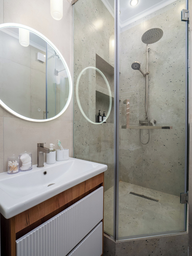 Bathroom 2, Comfort apartments near Mega, Almaty
