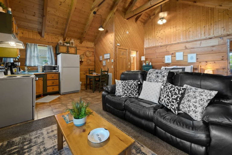 Room 5, Location Cute Studio Log Cabin Fireplace Hot Tub, Sevier