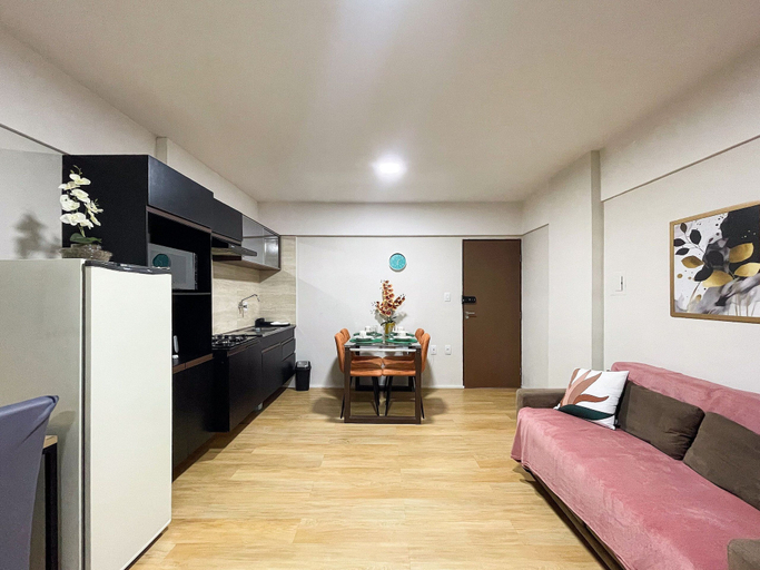 Living area, Manaíra Flat by Hosppedar, Cabedelo