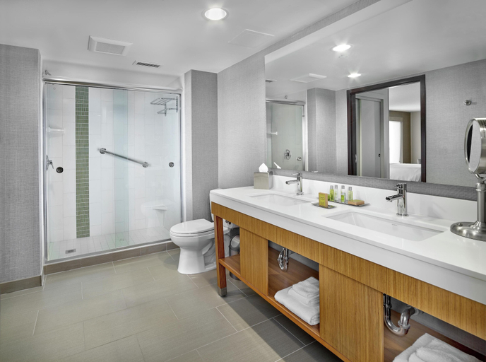 Bathroom 5, DoubleTree by Hilton Edmonton Downtown, Division No. 11
