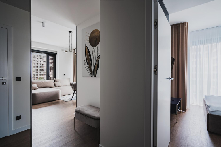 Bedroom 4, Towarowa Towers, Warsaw