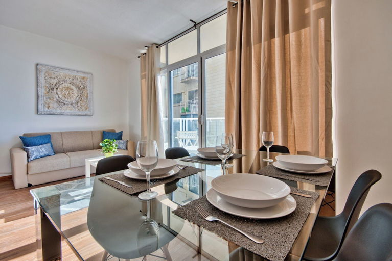 In-room dining 3, Stunning Home Overlooking Valletta City Skyline
