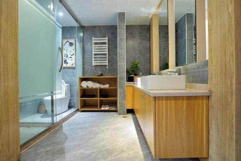 Bathroom 4, Xianfeng Pingbaying Forest Hotel, Enshi Tujia and Miao