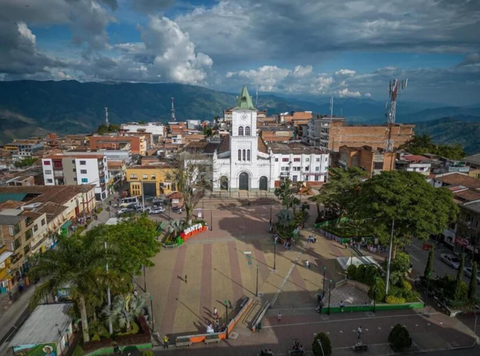 Aerial view, Hotel Galería Plaza, Santa Bárbara