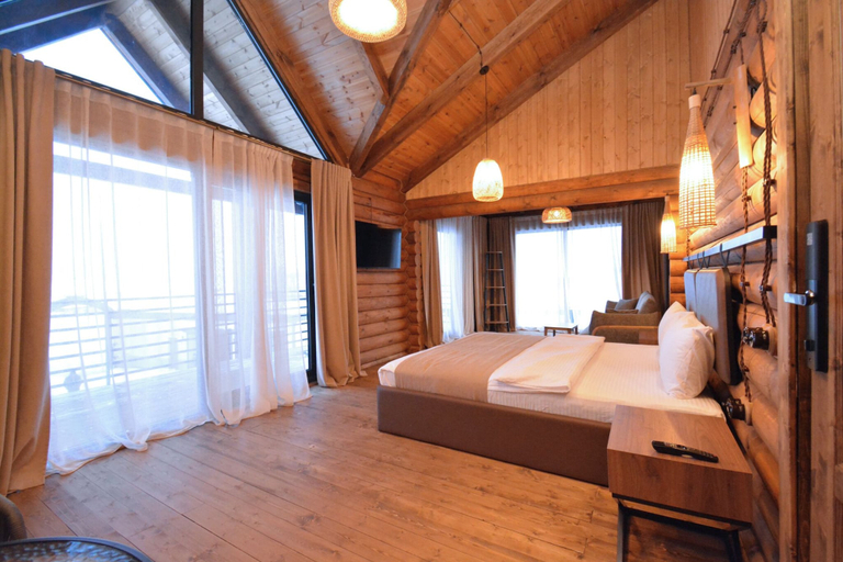Bedroom 2, Wooden Villa with pool and sauna