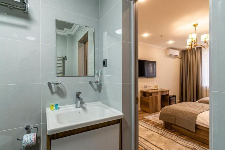Bathroom 3, Oscar Hotel, Almaty
