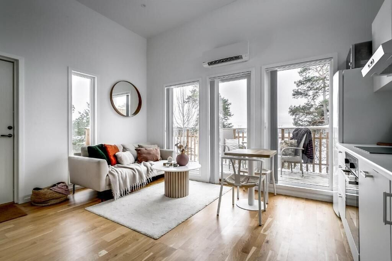 Living area 2, Waterfront Spa Retreat with Hot Tub, Upplands-Bro