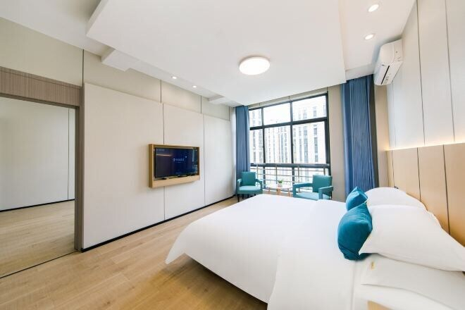 Bedroom 2, Zhoushan Dinghai New Donggang Hotel, Zhoushan
