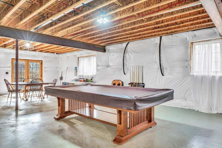 Game room 2, Liberty Pines - Lakefront Log Home, Swim Spa & Game Room, Bedford