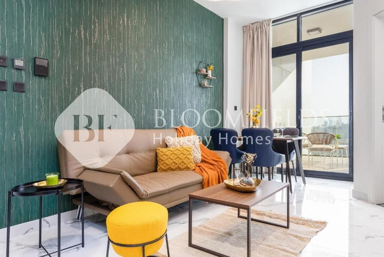 Living area, Bloomfields Fantastic 1Br Maryah, Abu Dhabi City
