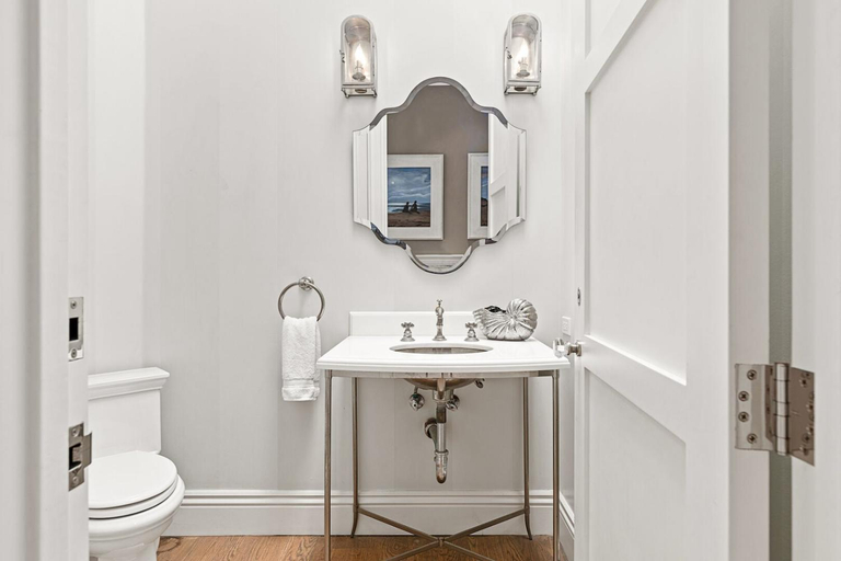 Bathroom 3, Malibu Dunes by Fieldtrip Expansive Hamptons-Style Estate w Private Beach Backyard, Los Angeles