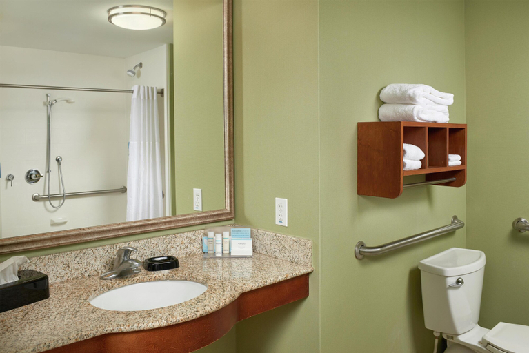 Bathroom 3, Hampton Inn Bermuda Run Winston-Salem, Davie