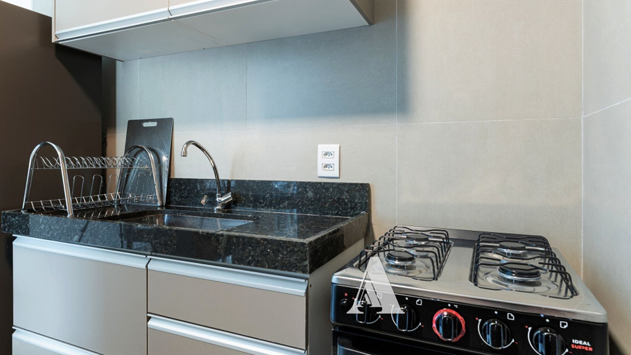 Private kitchen 3, Flat Boutique em Casa Forte CFP105, Recife