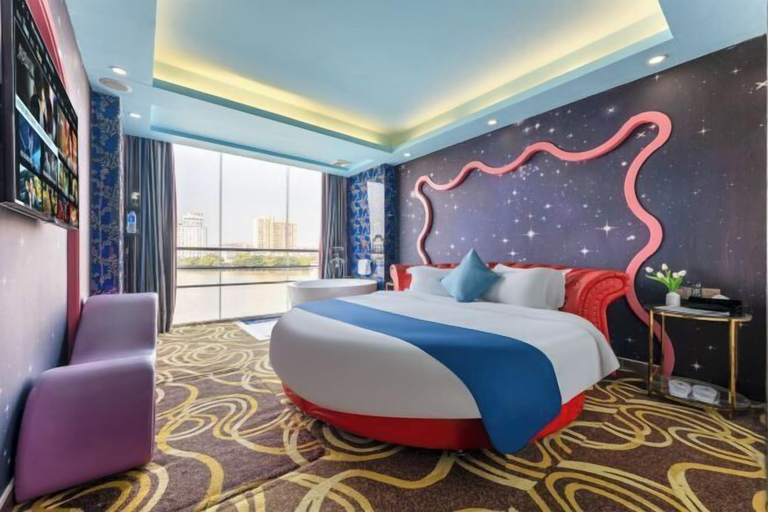 Bedroom 3, Aiqing Apartment Chain Hotel, Jiangmen