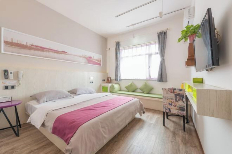Bedroom 3, Yayue Exquisite Hotel (Zhengzhou Erqi Square David City Branch), Zhengzhou