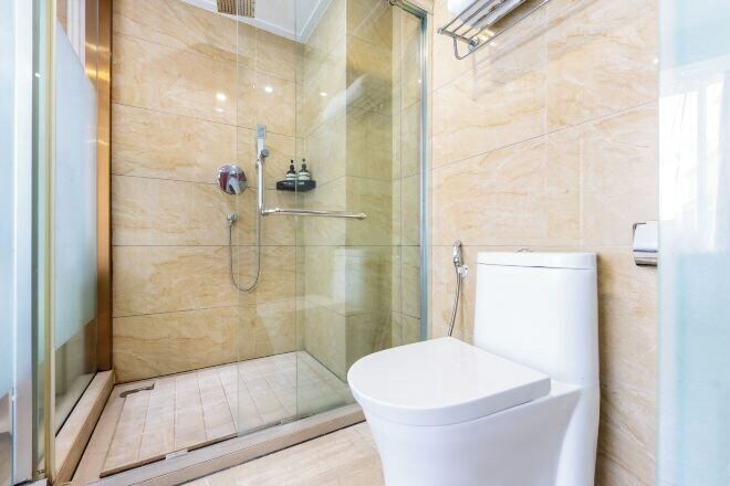 Bathroom 3, Aifeng Hotel (Yiwu Gongren North Road), Jinhua