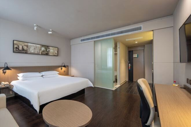 Bedroom 5, Jinjiang Inn Select Hotel (Heze Train Station), Heze
