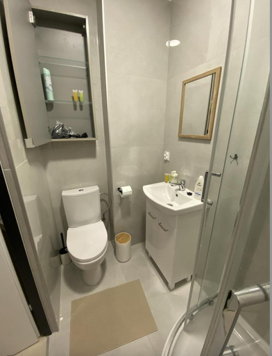 Bathroom 2, BROWARNA mini Apartamenty, Elbląg