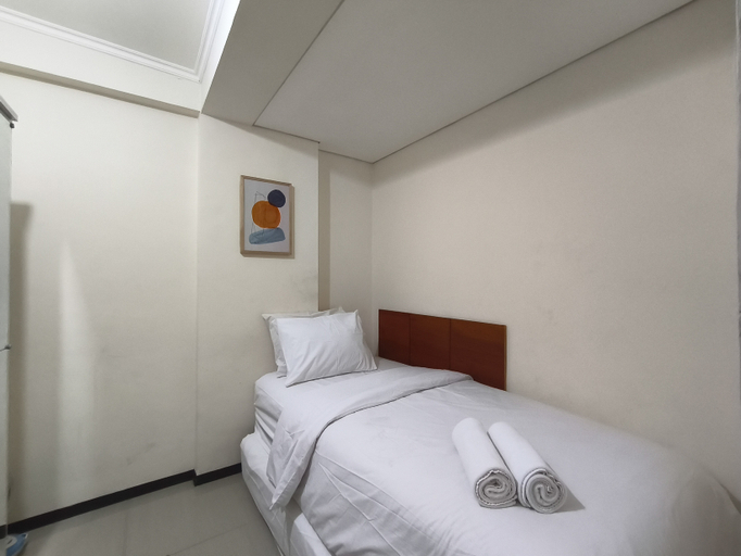 Bedroom 2, Neat and Restful 2BR at Gateway Pasteur Apartment By Travelio, Bandung