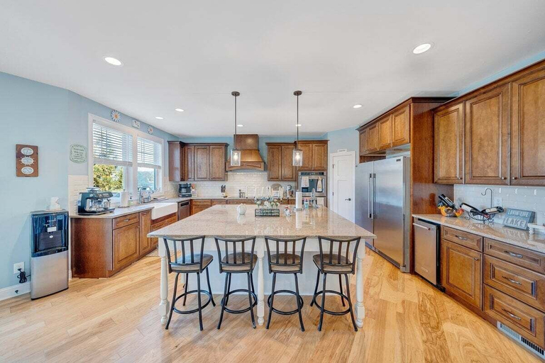 Private kitchen 4, Serenity Shores - Private Lakefront Home With Dock, Franklin