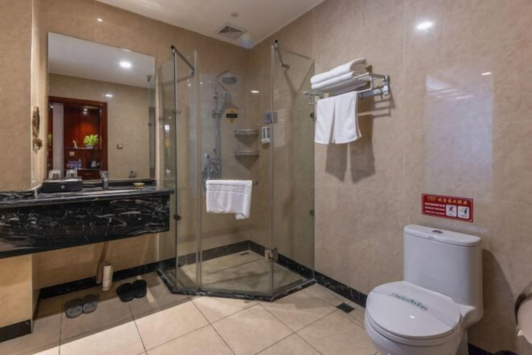 Bathroom 4, Tongxilai Hotel, Meishan