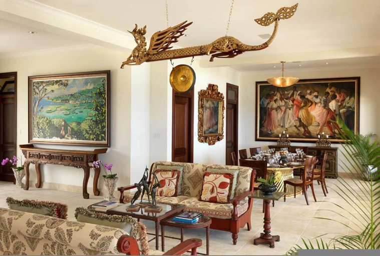 Room 5, Expansive 6BR Estate Panoramic Sea Views Pool Resort Access