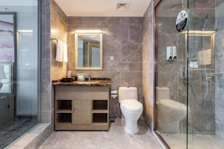 Bathroom 4, Huating Hotel, Huzhou