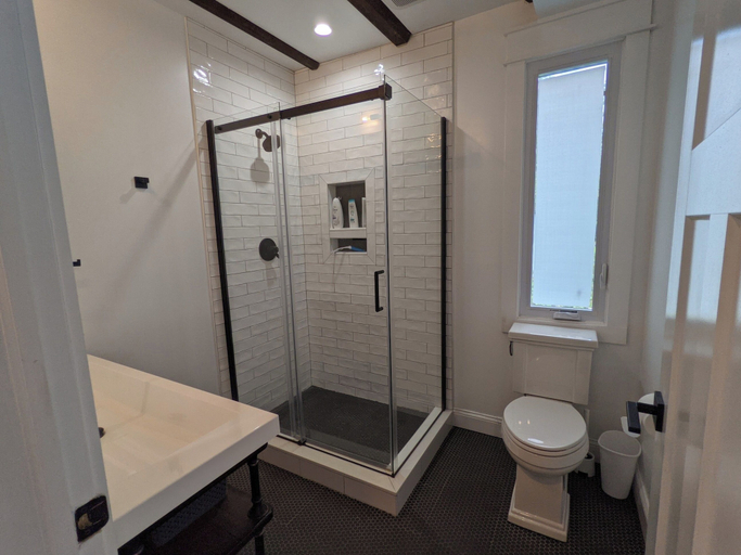 Bathroom 3, Historic Horse Barn Apartment in Goshen, Orange