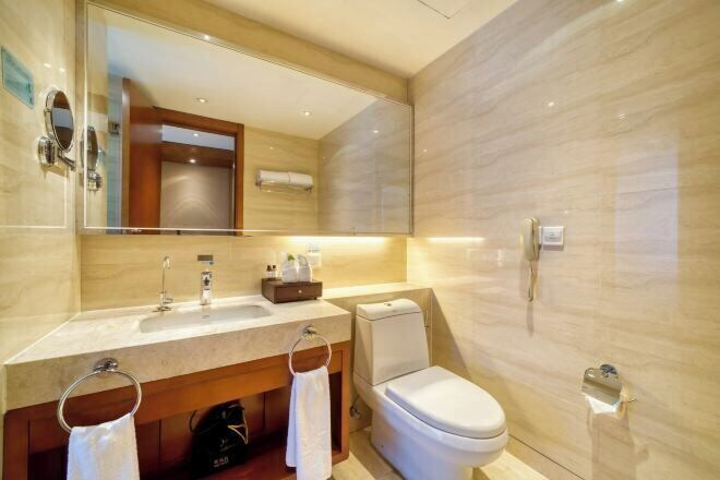 Bathroom 3, New Zijin Hotel, Huzhou