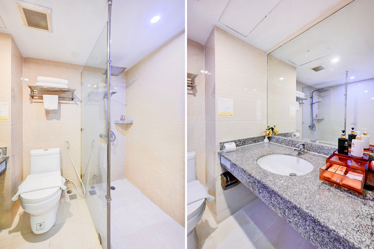 Bathroom 4, Palette The Travellers Hotel Bangkok, Huai Kwang