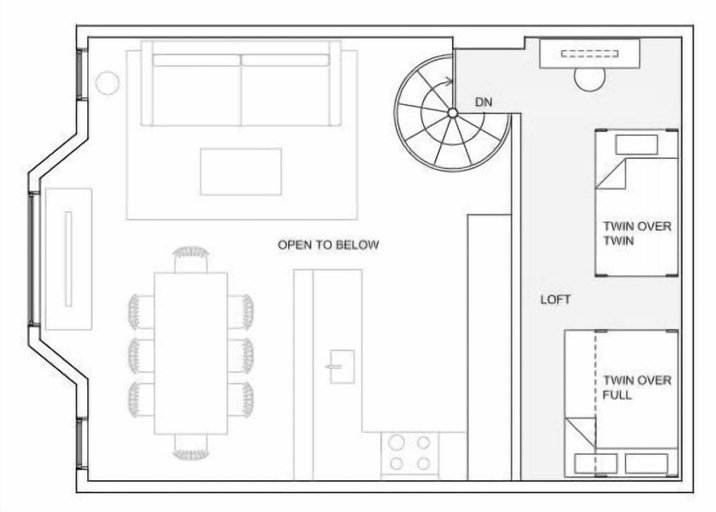 Floor plan 2, Telluride Ski Resort CO - Vacation Rentals, San Miguel