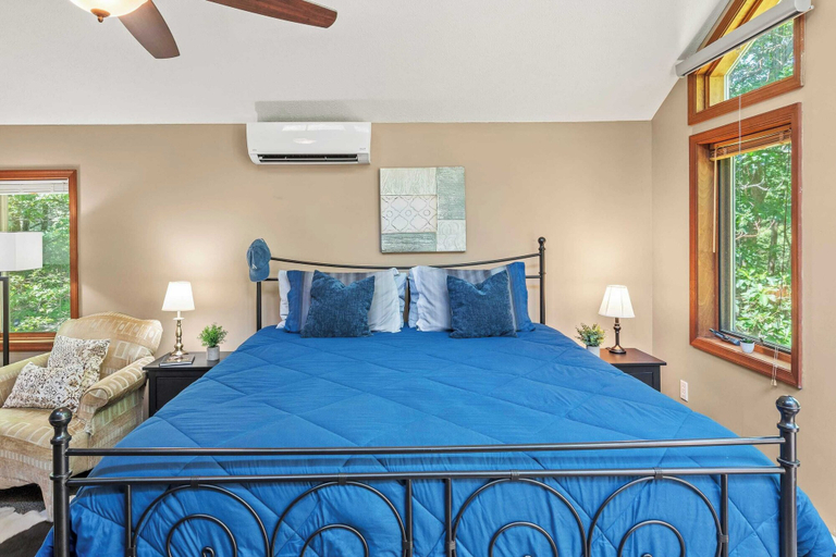 Bedroom 3, Poconos Escape w/ Game Room, Poker Loft, Fire Pit + Spacious Deck, Carbon