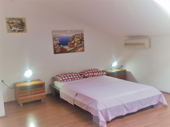Bedroom 2, Apartments Villa Novak - One Bedroom Apartment with Balcony, Dubrovačko Primorje
