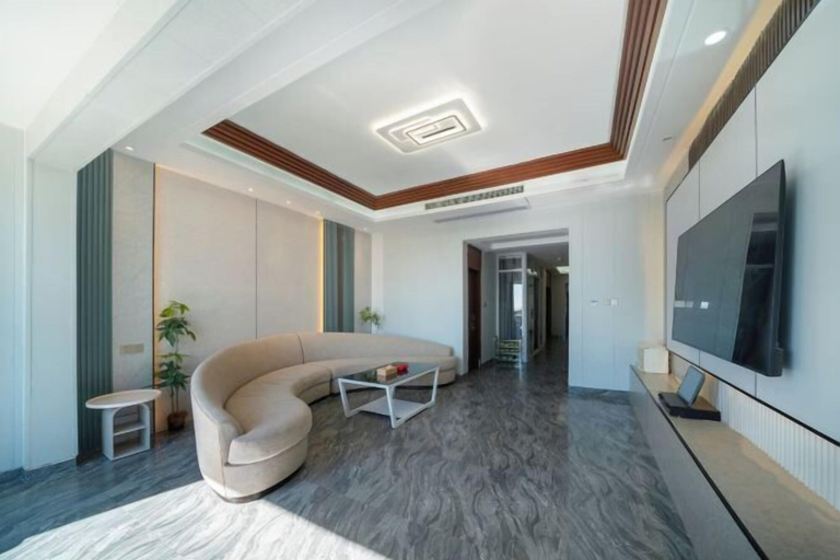 Bedroom 4, Double Moon Bay whole wave Sea View Beach Villa, Huizhou