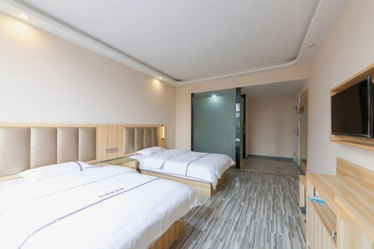 Bedroom 5, Harmony Harbour Hotel (Sixin Avenue Subway Station Hancheng Garden ), Wuhan