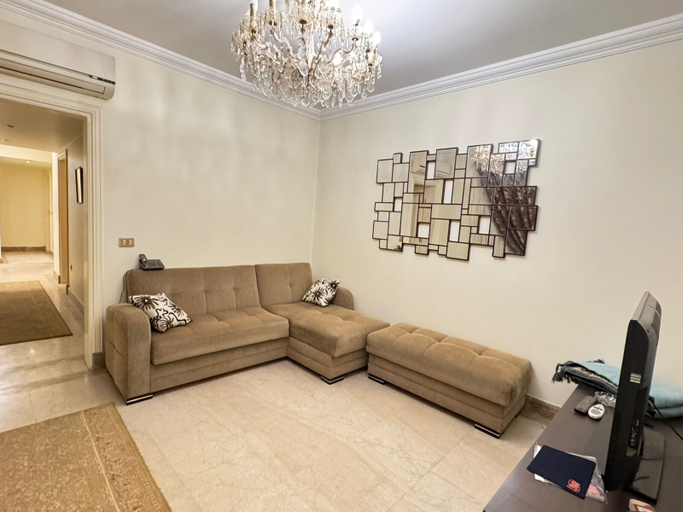 Living area 3, 4 Bedrooms Apt. Zamalek-Mynt Hospitality, New Cairo City