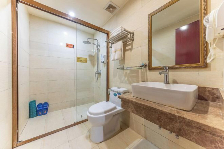 Bathroom, Meijie Business Hotel (Lanzhou Central Provincial Museum), Lanzhou
