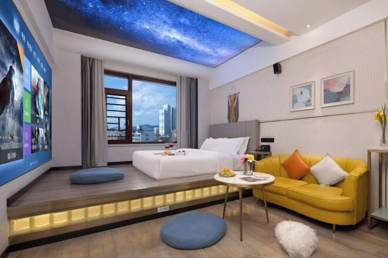 Bedroom 3, MAISON Hotel (Liuyang Economic Development Zone, Coach Station, Liuyang), Changsha