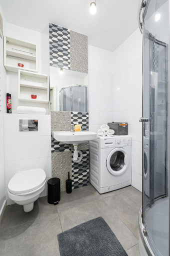 Bathroom 4, Lumina bright apartments in Warsaw, Warsaw