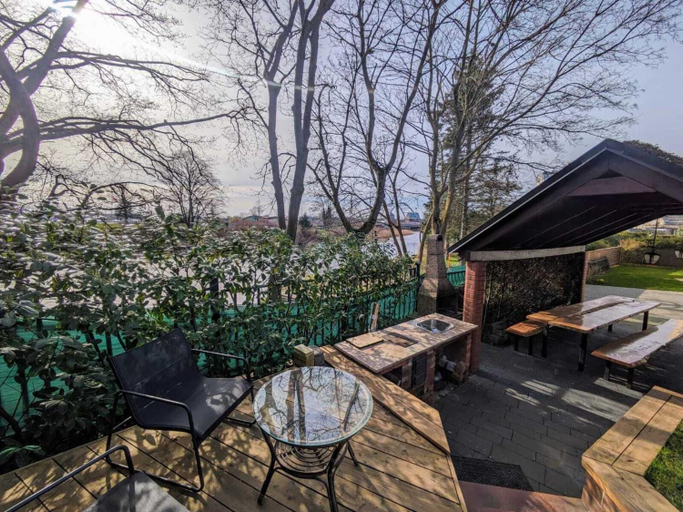Balcony/terrace 4, Spacious holiday apartment with sauna, Kolobrzeg, Kołobrzeg
