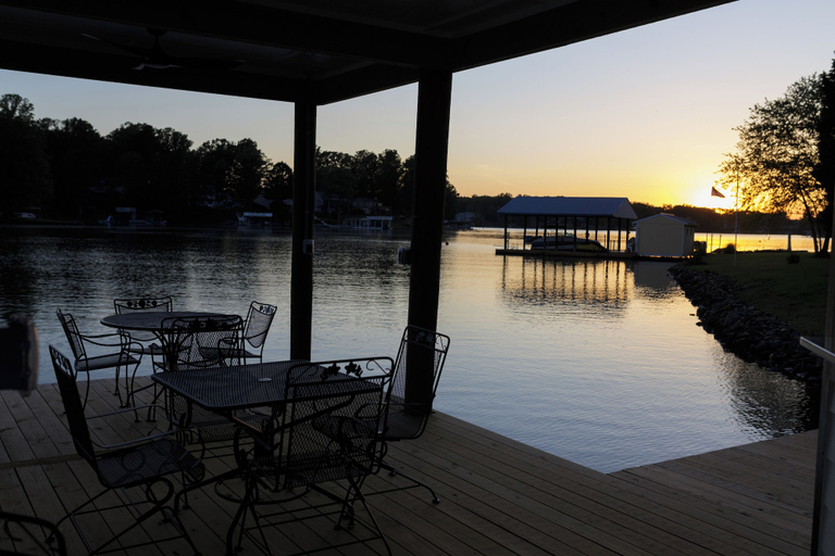 Outdoor dining 2, Lake Haven - 5 Bedroom w/ Hot tub and Private Dock, Pittsylvania