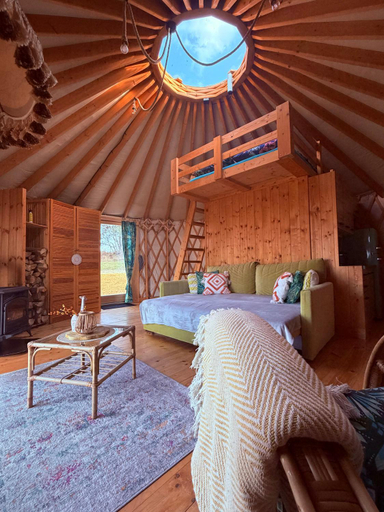 Bedroom 2, Glamping Niebianska Osada Jurty Dolnoslaskie, Kłodzko