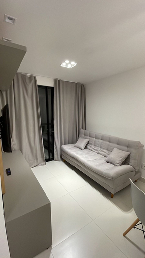 Living area 5, Dutra Ocean Flat By DayByDay, João Pessoa